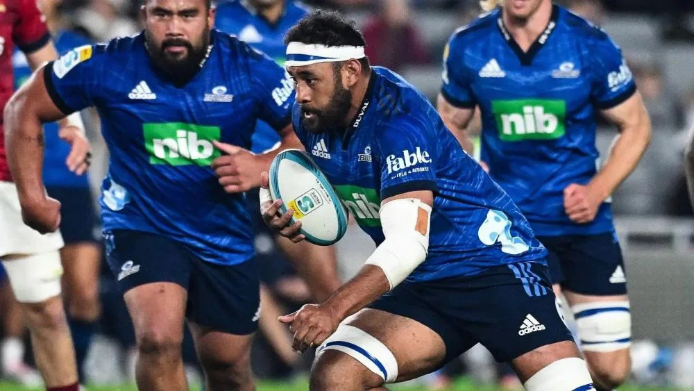 Rugby hráči v akci