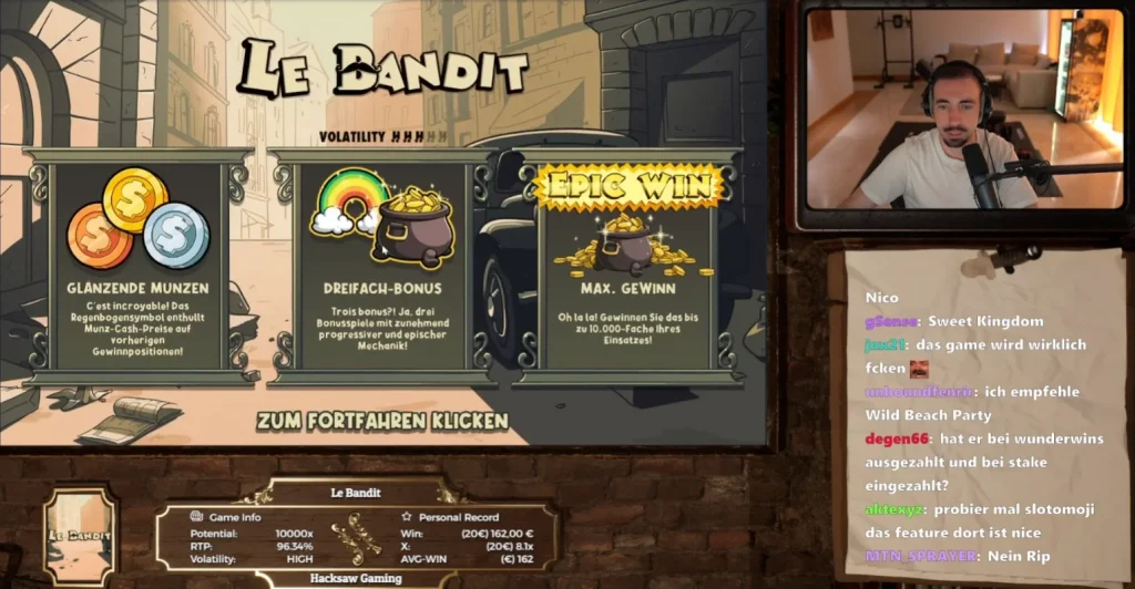 Spieler überprüft 2026 ein seriöses Online-Casino auf einem Laptop